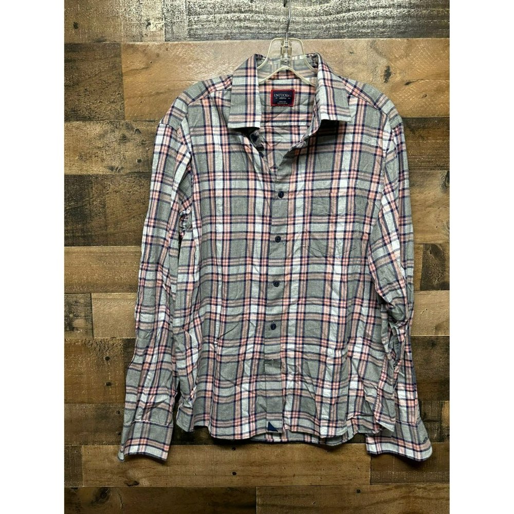 UNTUCKit Women's Long Sleeve Button Up Size Medium